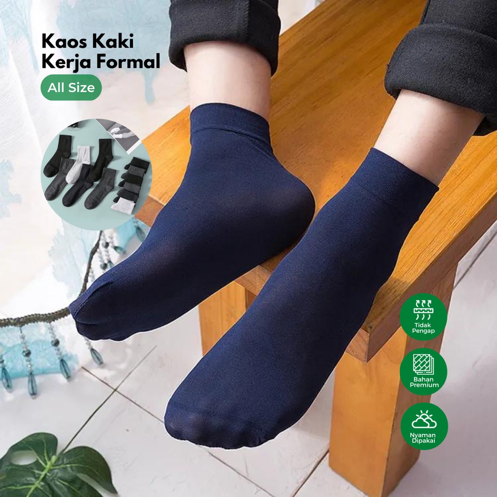 Kaos Kaki Panjang Import Murah Polos Pria Wanita Diatas Mata Kaki Kaos Kaki Panjang Office Sport Fashion Olahraga