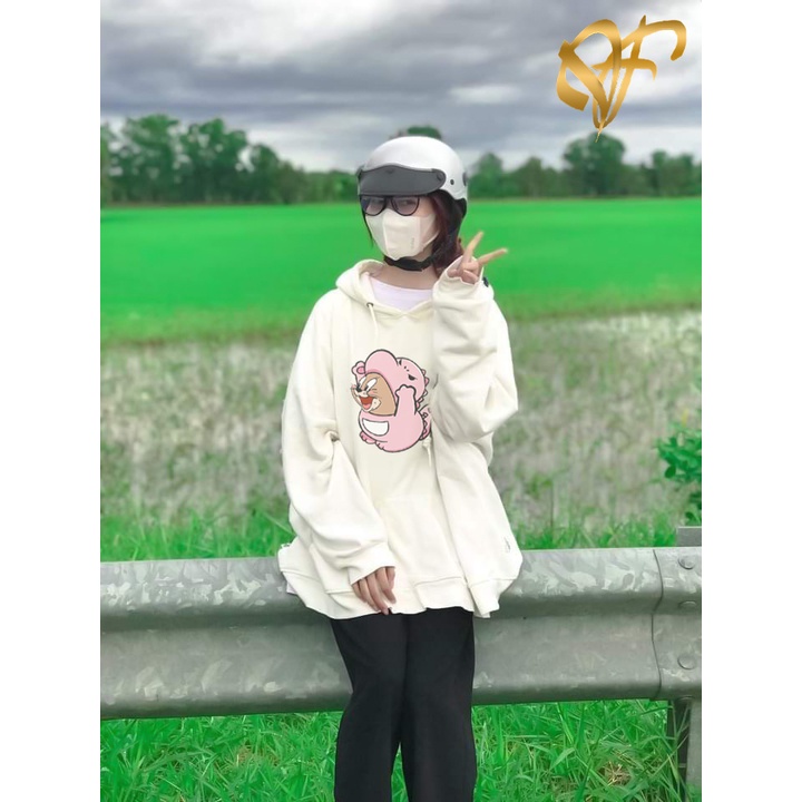 Couple Hoodie ( Tebal ) Tom &amp; Jerry Dino Cute Oversize Korea Style | Dhea Fashion