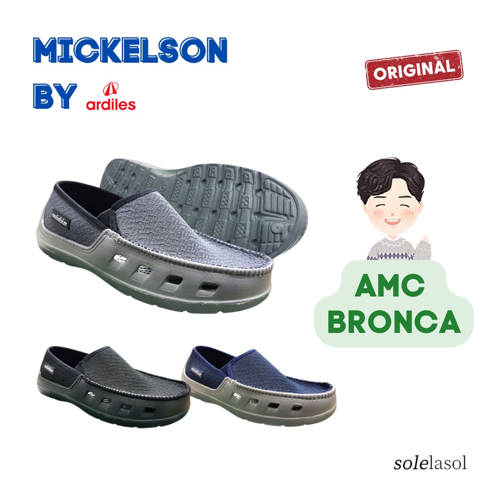 SEPATU PRIA SLIP ON MICKELSON BY ARDILES - BRONCA