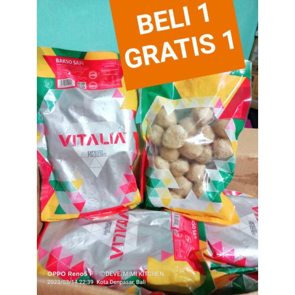 

BAKSO VITALIA 270gr BELI 1 GRATIS 1