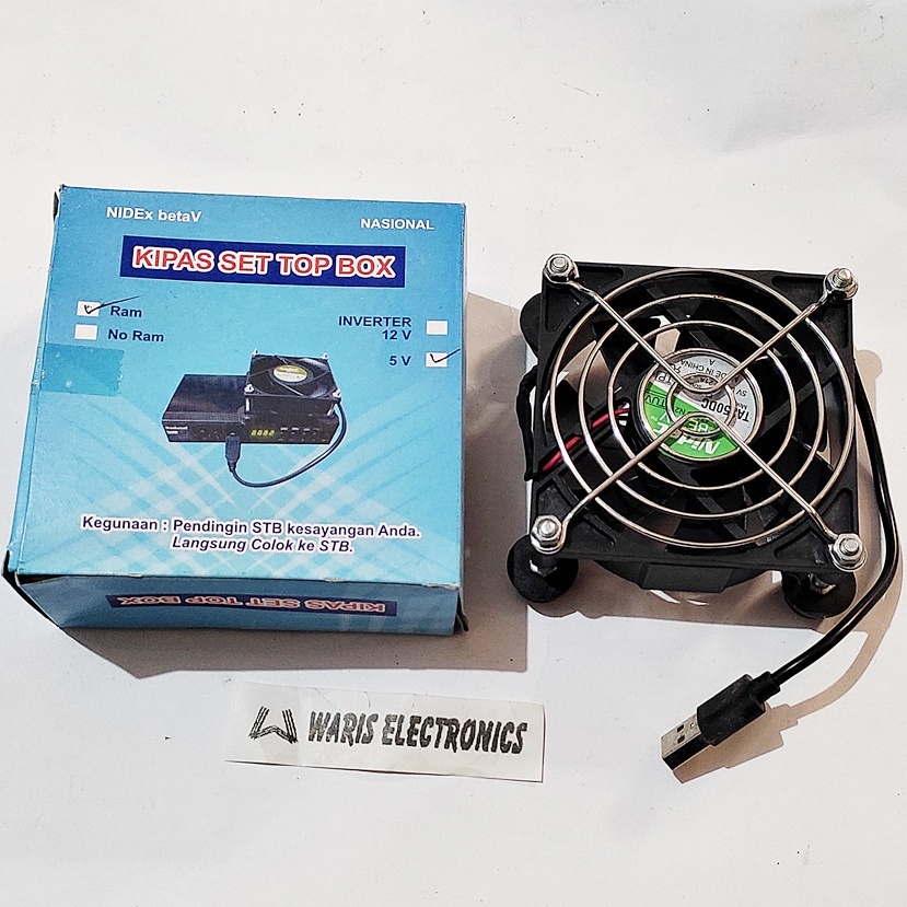 Kipas STB Pendingin Set Top Box Model USB 5 V