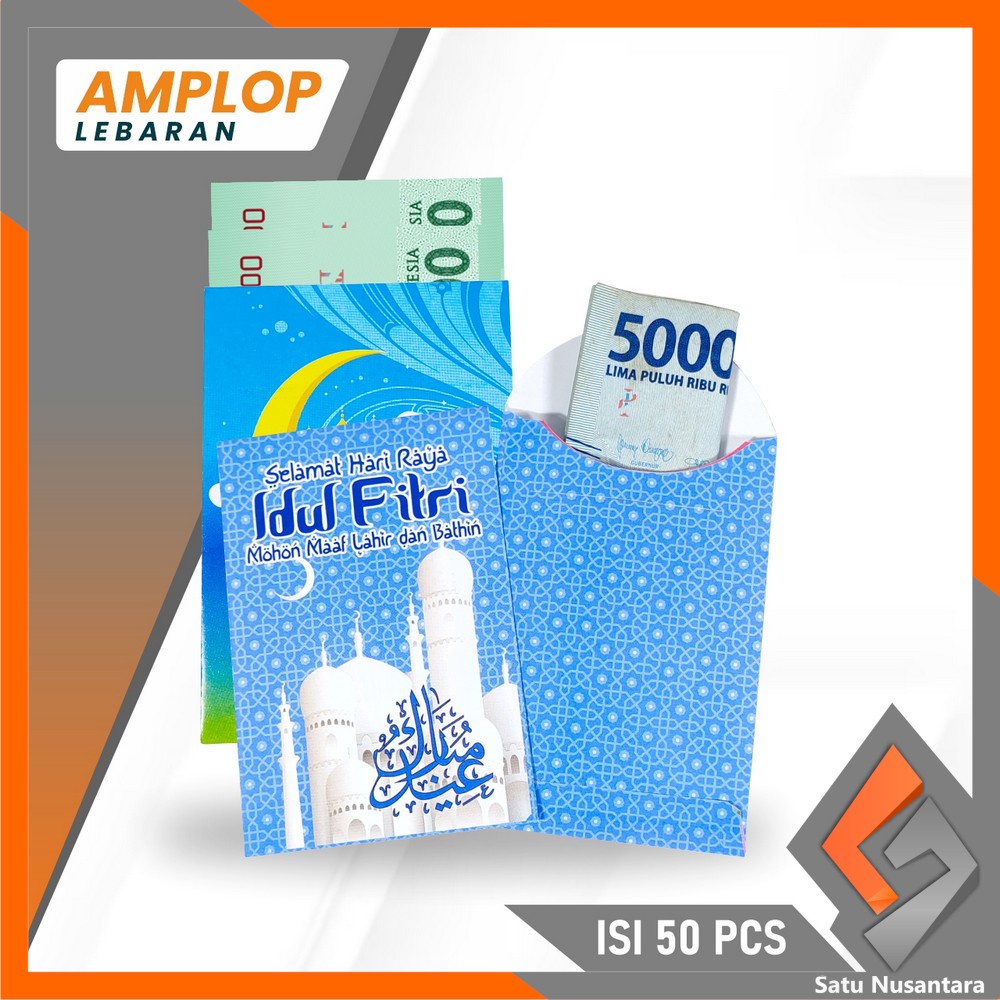 

SN-C823 Amplop Lebaran Isi 50PCS Motif Karakter Dompet Uang Hari Raya Idul Fitri / Amplop THR Ampau Eid Mubarak Set Angpao Kartun Lucu