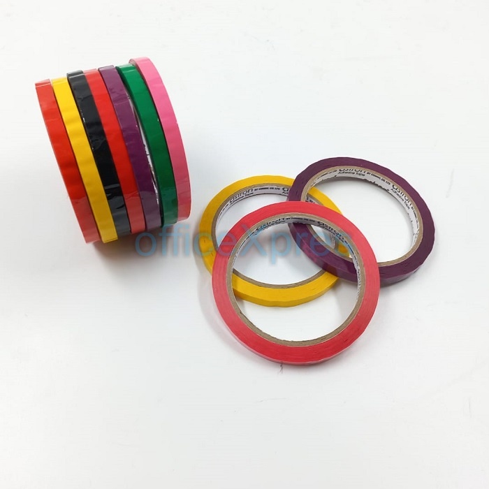 

Selotip Buah 9mm / Solatip Buah 8mm / Isolasi / Isolasi Bag Neck Sealer / Solatip Buah Warna 9mm