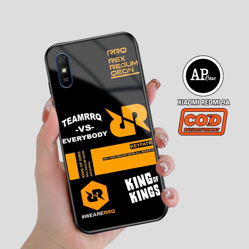Case XIAOMI REDMI 9A Casing Hp XIAOMI REDMI 9A - Case Motif RRQ Terbaru - Softcase Hp - Custom Case 