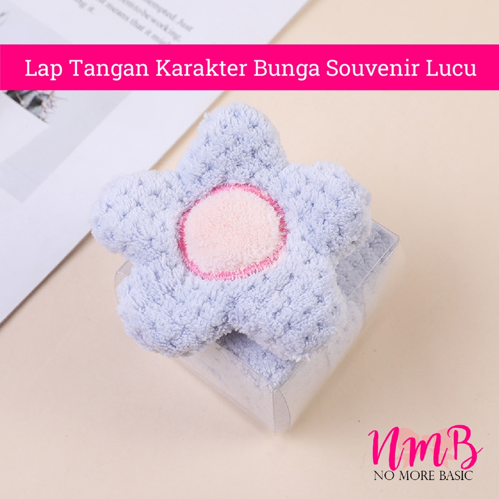 Lap tangan karakter bunga souvenir lucu