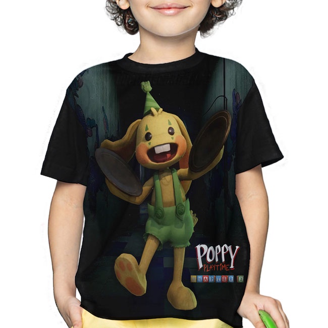 Baju Bunzo Bunny Kaos Game Poppy_playtime Anak Laki Laki 3D V1
