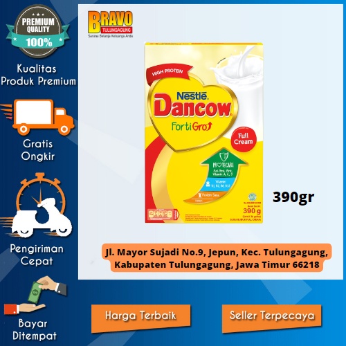 

Bravo Supermarket - Dancow Fortigro Full Cream 390gr