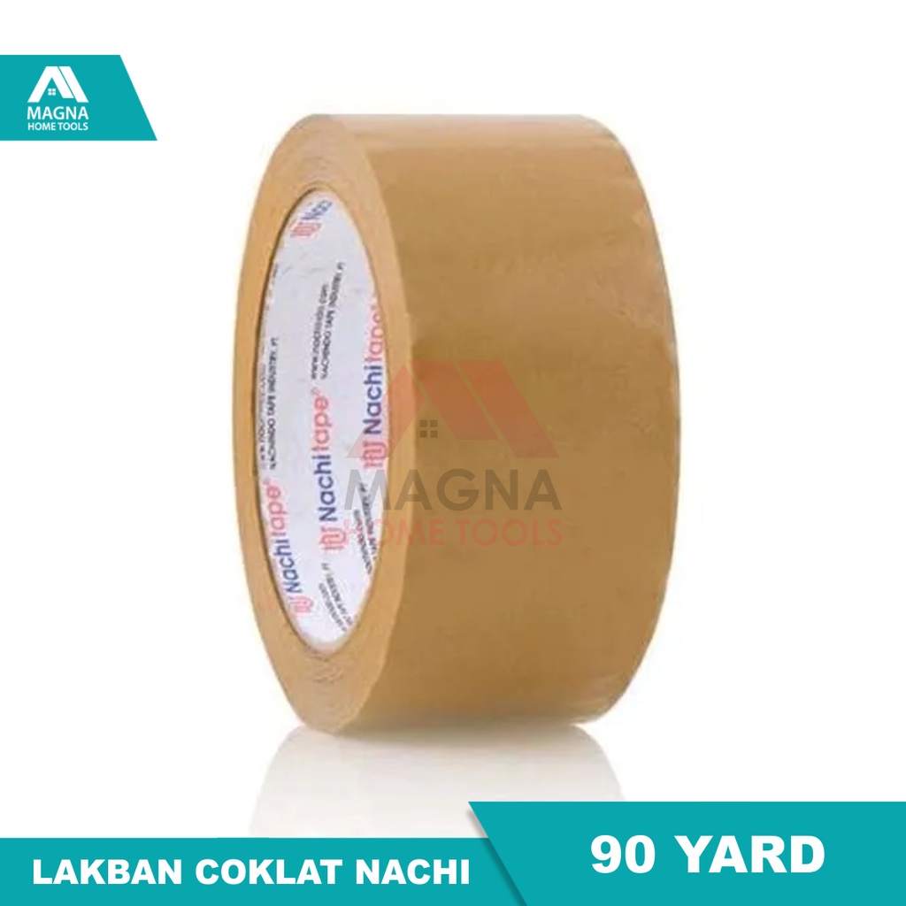 

LAKBAN/PEREKAT/ISOLASI COKLAT NACHI 90 YARD