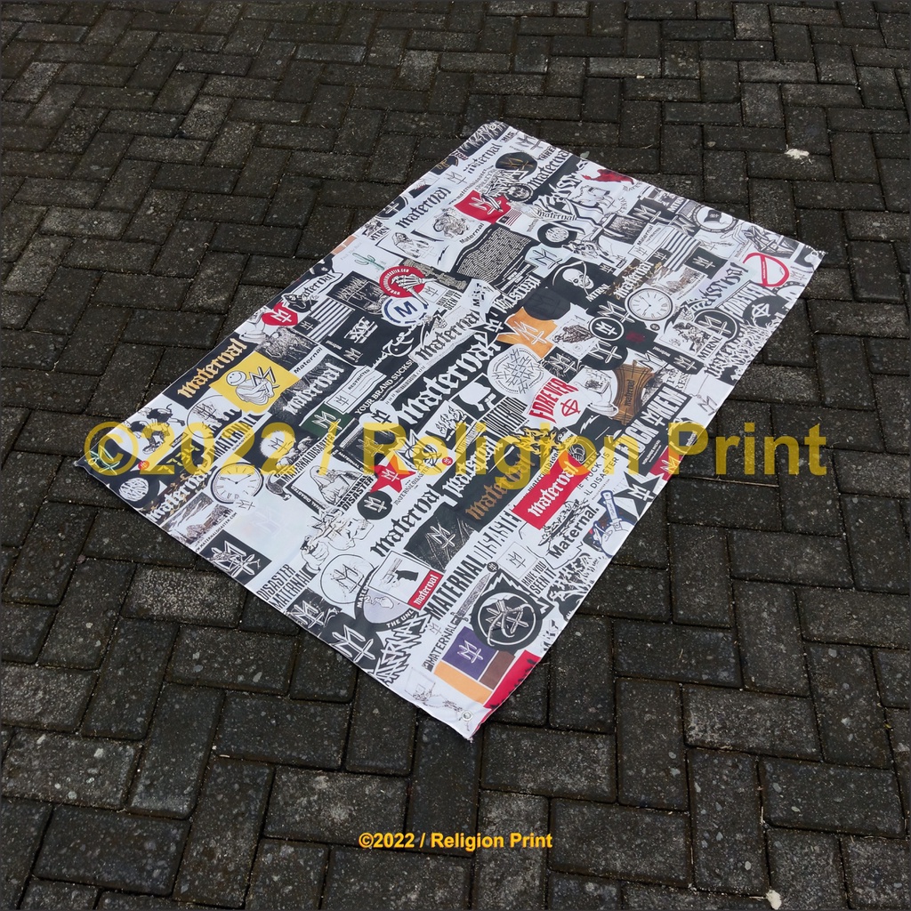 Luxiastore_ Wallflag Maternal Disaster / Bendera Poster Kain Aesthetic