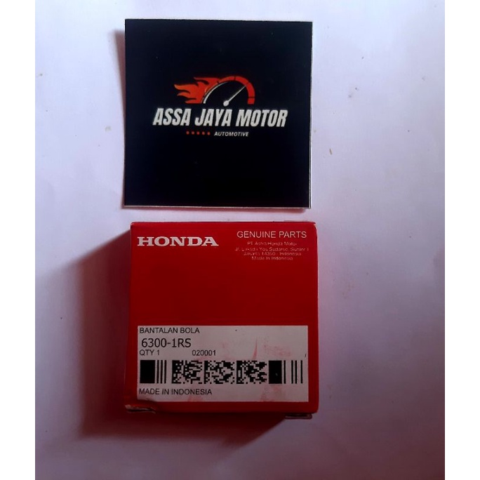 Bearing 6300 1 RS motor Laher Bearing kotak 6300 RS / Laher Roda Depan 6300 1 RS