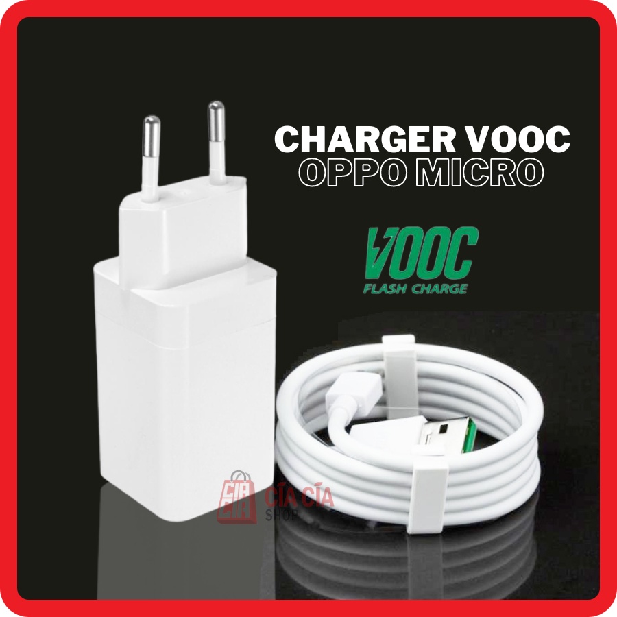Charger oppo vooc micro usb original fast charging / adaptor vooc oppo ori 100%