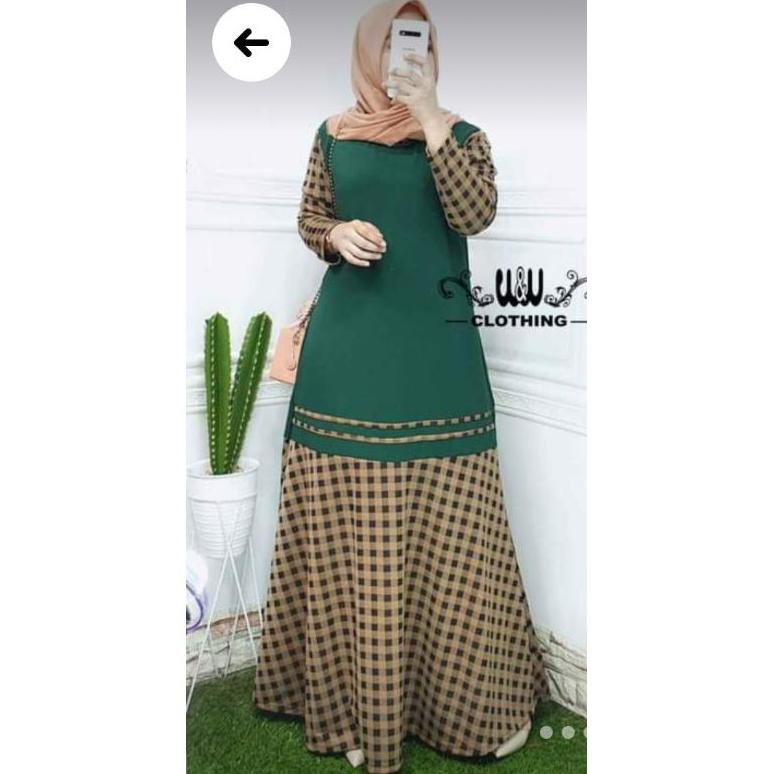 Termurah Pola Gamis Model Kombinasi