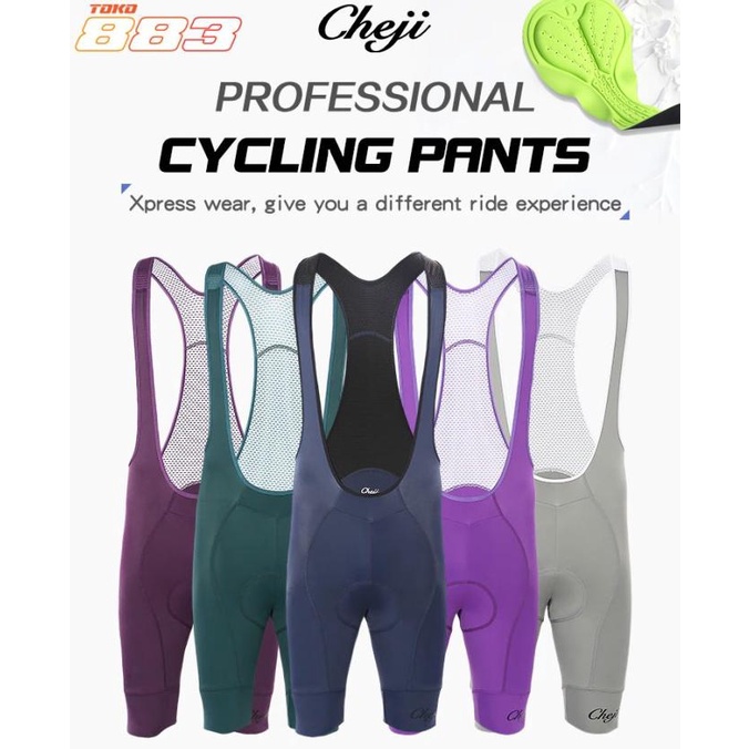 Celana Sepeda BIB Premium Cheji - Cycling Pant BIB Cheji CJ1135