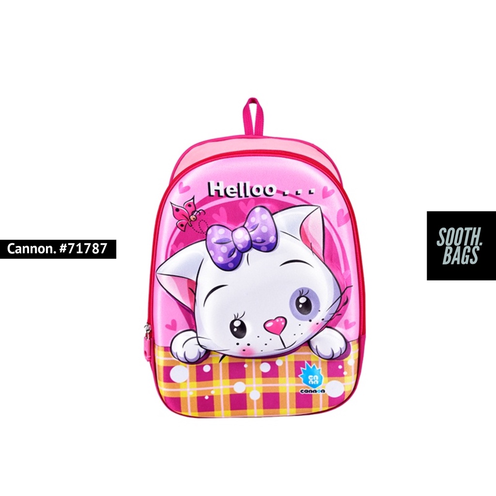 TAS RANSEL CANNON 71787 (ANAK, SEKOLAH, PAUD, TK, SD, BACKPACK, CEWEK, PEREMPUAN, WANITA, COWOK, LAK