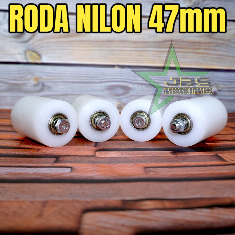 RODA NILON 47MM X 62MM + 2 BEARING