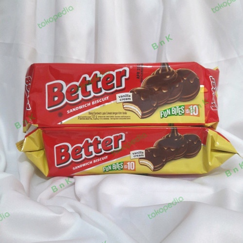 

BETTER Sandwich Biscuit Vanilla Pack 120gr