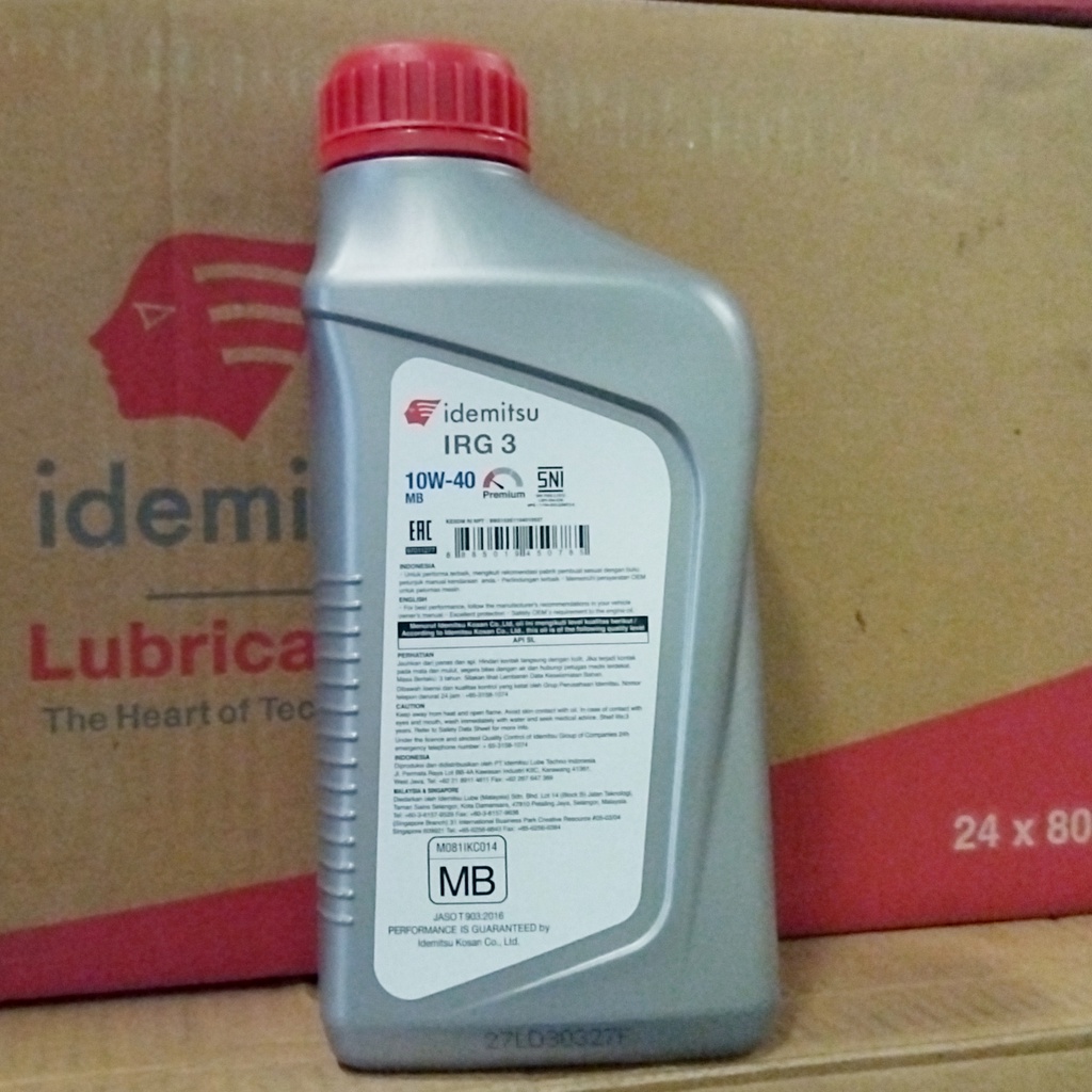 OLI MESIN MOTOR MATIC IDEMITSU 4T MATIC SEMI SYNTHETIC 10W-40 800 ML