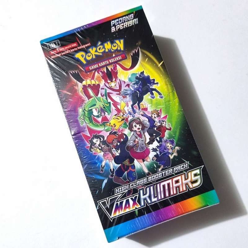Promo POKEMON TRADING CARD Booster pack Pokemon VMAX Klimaks Indonesia S8B