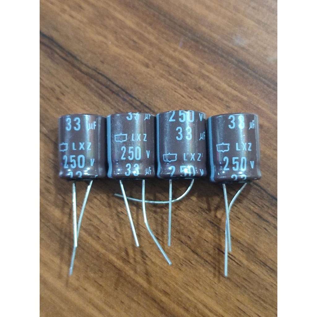 Kapasitor Capacitor ELCO 33uf 250v / 33 uf 250 v / 33uf/50v Elko 33uF 250V