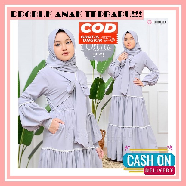 [New] Lilian + Kalila Set Dress Kids Vol. 1 2 By Amelia Kids “Setelan Gamis + Jilbab Anak Muslimah V