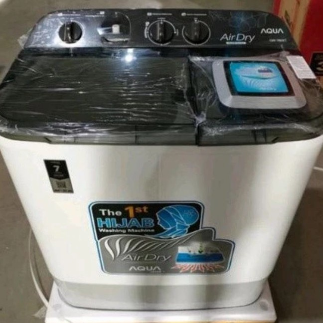 MESIN CUCI AQUA QW-860XT AIR DRY 2 TABUNG QW860XT 860XT