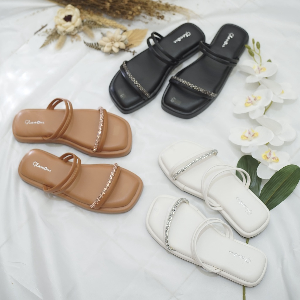 SANDAL SELOP WANITA / SANDAL PESTA / SANDAL WEDGES MURAH