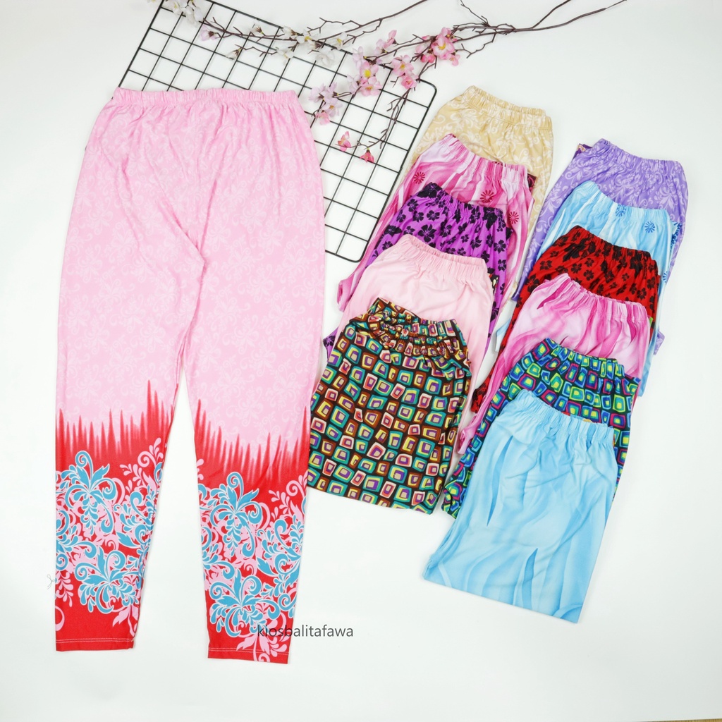 Legging Wanita Motif fit to XXL uk. JUMBO / Leging Big Size Ketat Xtra Large Celana Panjang Wanita Babycinnamon