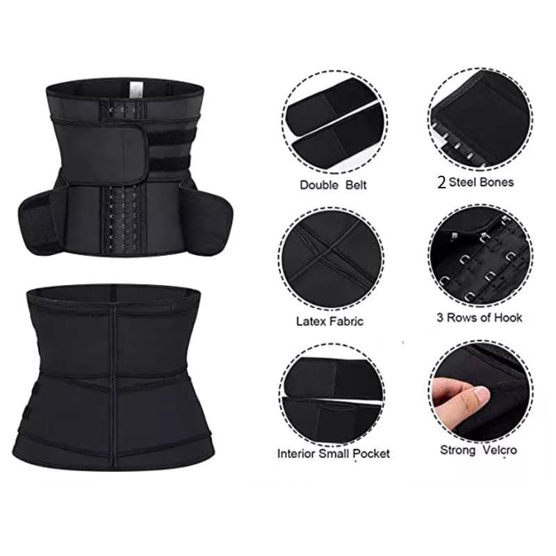 Korset Triple Strap Pengait Stagen Pelangsing Waist Body Trainer