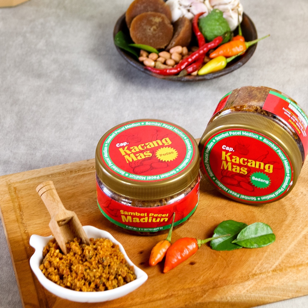 

Sambel Pecel Madiun 250gr Kemasan Toples Jar