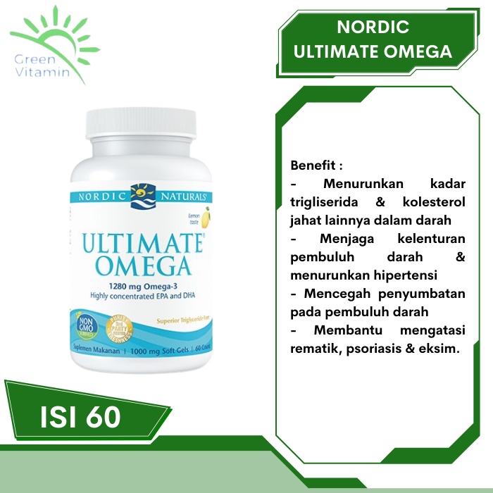 Nordic Naturals Ultimate Omega 60 Kapsul