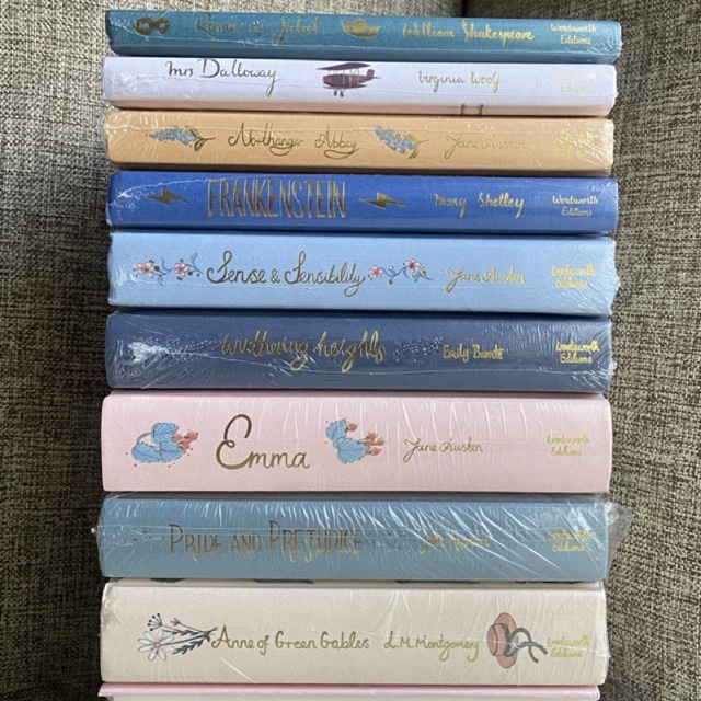 Wordsworth Classics Collector’s Edition (HC, New & Sealed) Wuthering Heights, Mrs. Dalloway, Anne of