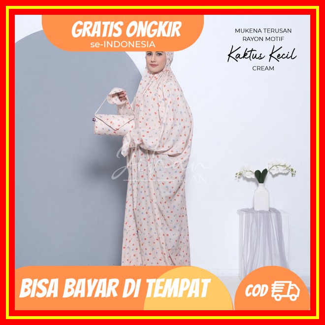 Syahnaz Mukena Dewasa Silk Maxmara Mukena Tas Premium Motif Hawa Series | Mukena Maxmara Terbaru Cod