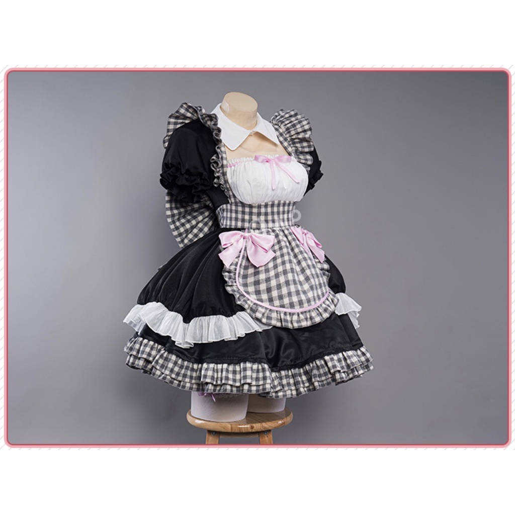 PRE-SALE UWOWO Anime/Manga My Dress-Up Darling Marin Kitagawa Lattice Maid Cosplay Costumes Role Play Cosplay Outfit