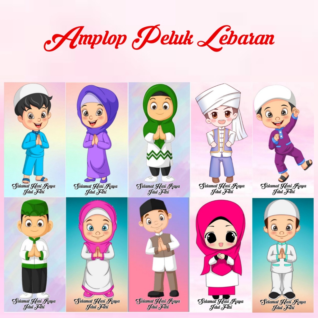 

Amplop Peluk Lebaran per pak isi 10 pcs
