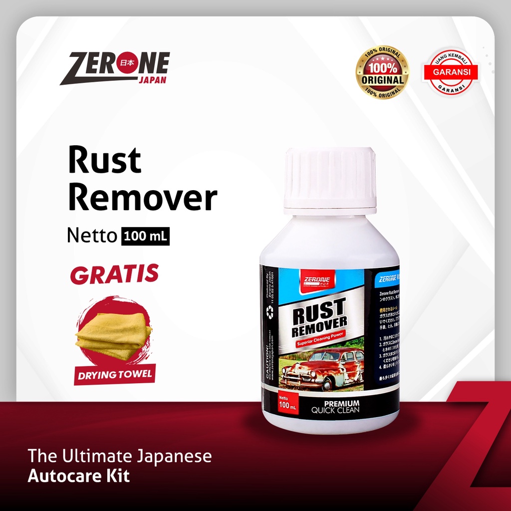 ZERONE JAPAN RUST REMOVER CAIRAN PEMBERSIH KARAT KERAK MESIN 100 ML AMPUH ORIGINAL BERGARANSI