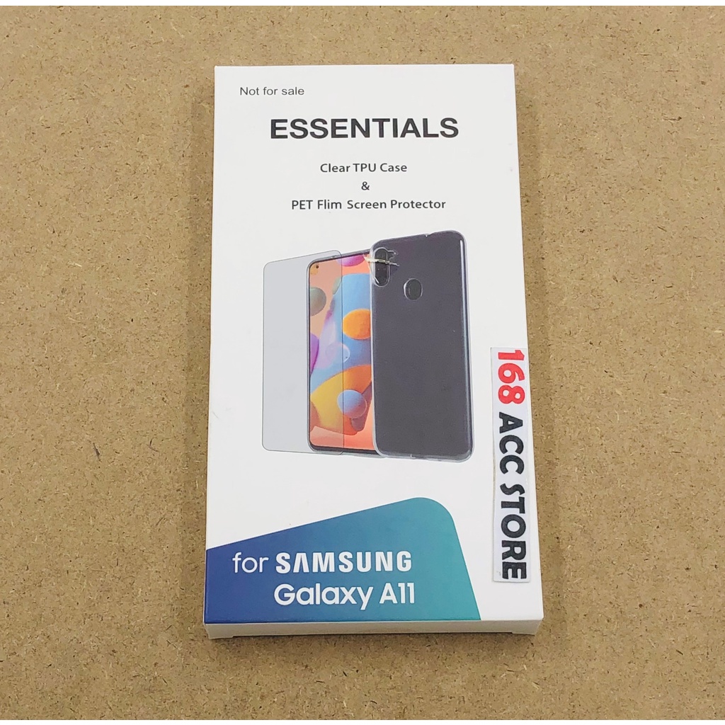 SILIKON SAMSUNG A11 / M11 CASE SAMSUNG M11 / A11 CASE + ANTI GORES PLASTIK