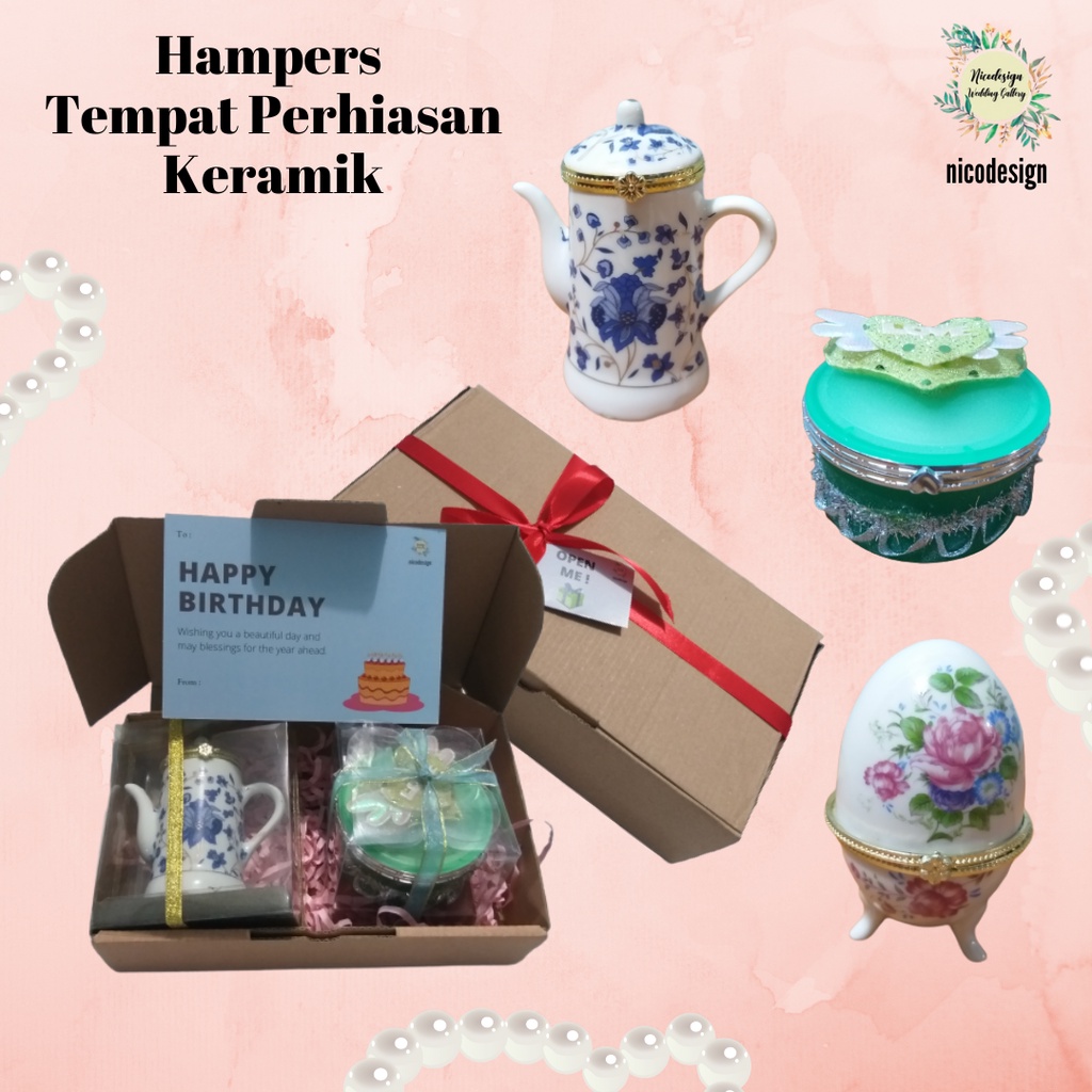 Jual Hampers Kado Ulang Tahun Pernikahan Tempat Perhiasan Shopee