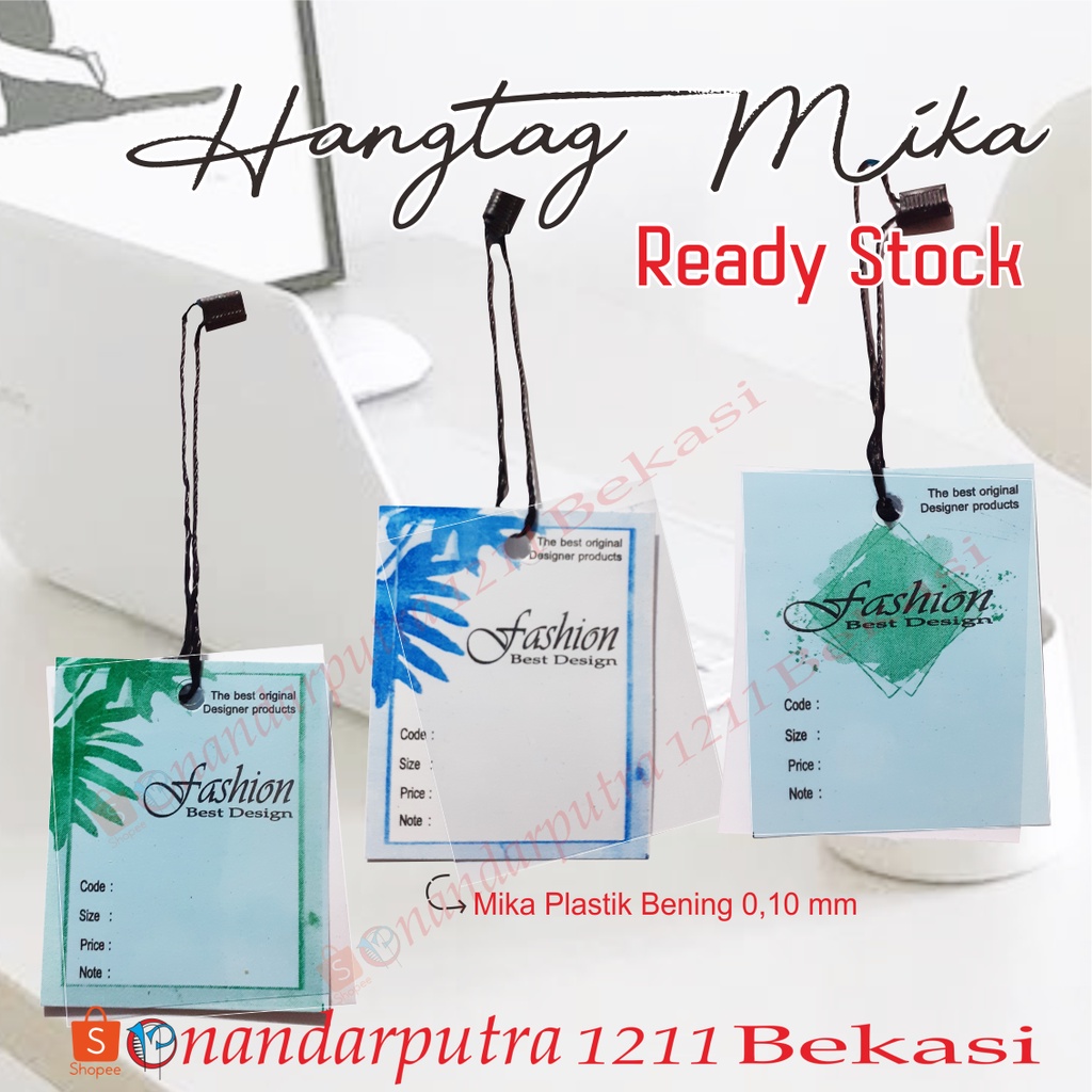 (10 pcs) Label Hangtag Baju/Hangtag Butik/Hangtag Kaos/Hangtag Celana