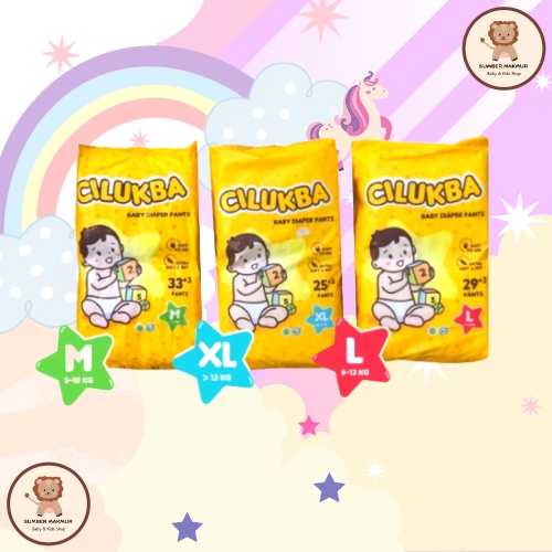 CILUKBA BABY DIAPERS PANTS Popok Bayi Sekali Pakai