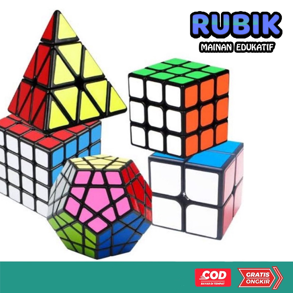 Mainan Edukatif Rubik Mini Termurah 3x3 Magic Cube