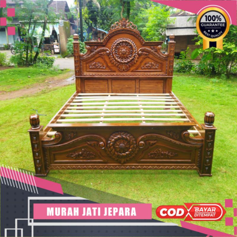 DIPAN GONG JATI UKIR JEPARA