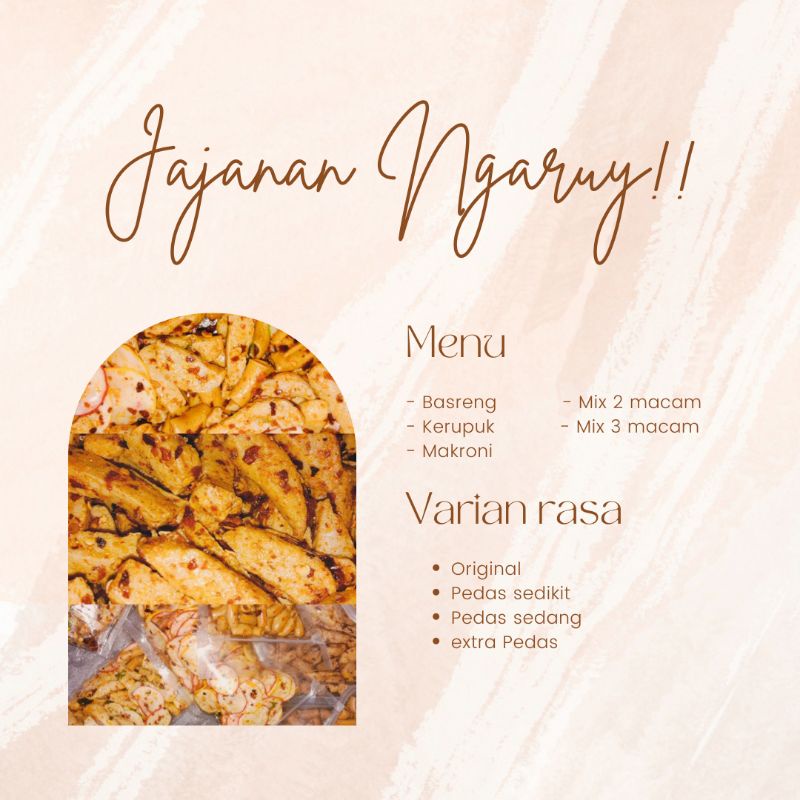 

Sebring Basreng, Makroni, Kerupuk