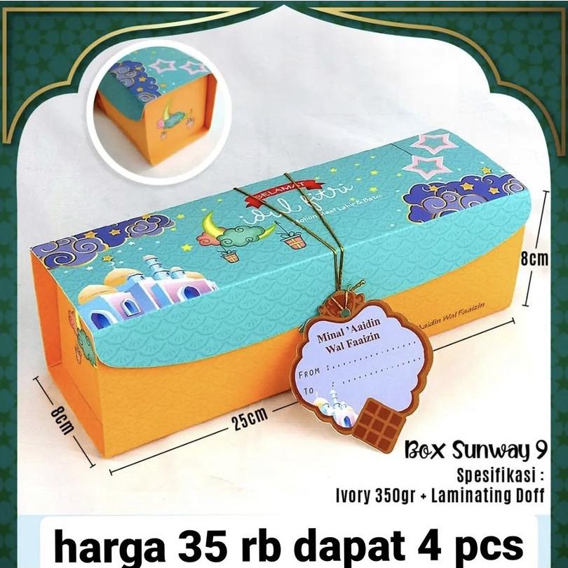 

BOX SUNWAY 9 - DUS LEBARAN (1 SET = 4 PCS) .