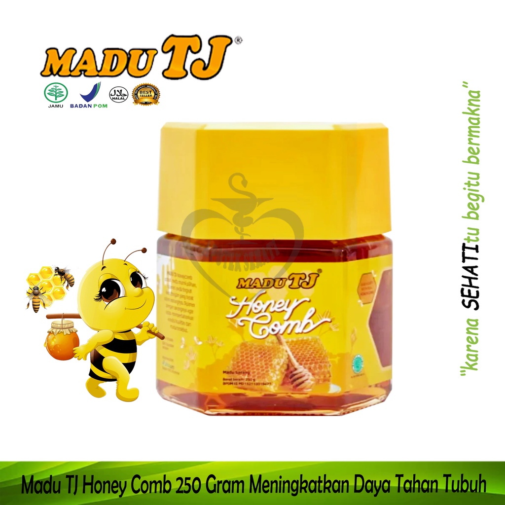 Madu Tj Honey Comb Suplemen Makanan Multivitamin Daya Tahan Tubuh