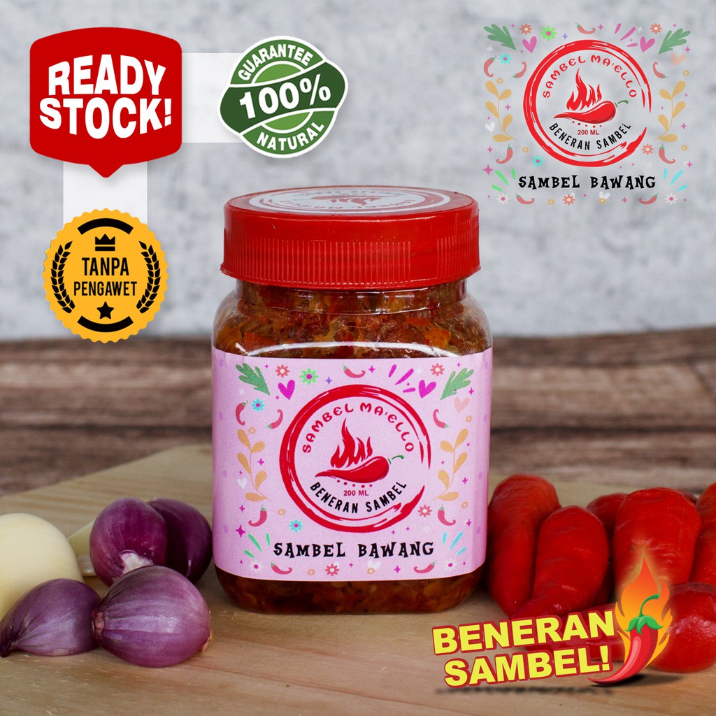 

Sambal Bawang Enak Ma Ello Sambel Bawang Beneran - 200 Ml