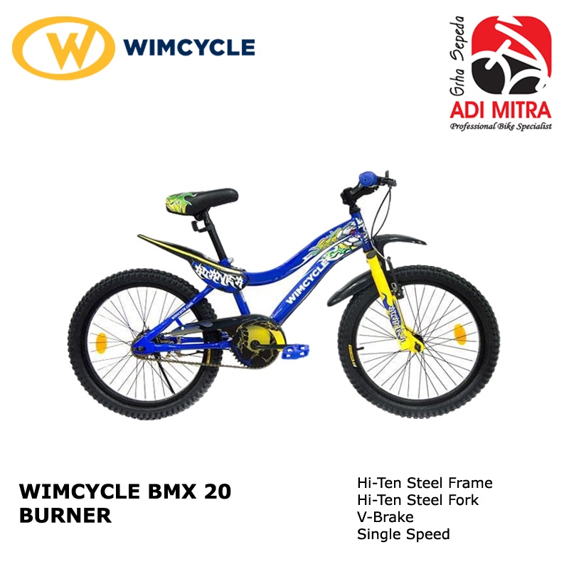 Wimcycle Burner Sepeda BMX Anak [20 Inch]