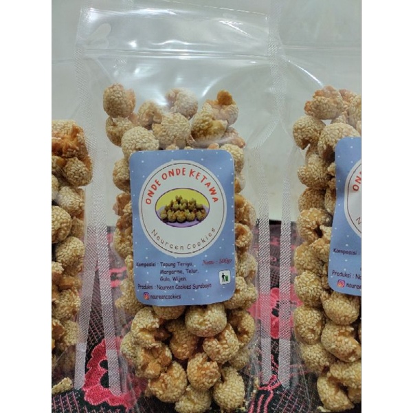 

ONDE ONDE KETAWA 1 Pack 500gr By Naureen Cookies