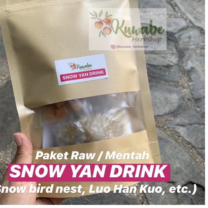 

☁ SNOW YAN DRINK/ PAKET MENTAH SNOW BIRD NEST TINGGI KOLAGEN ✲