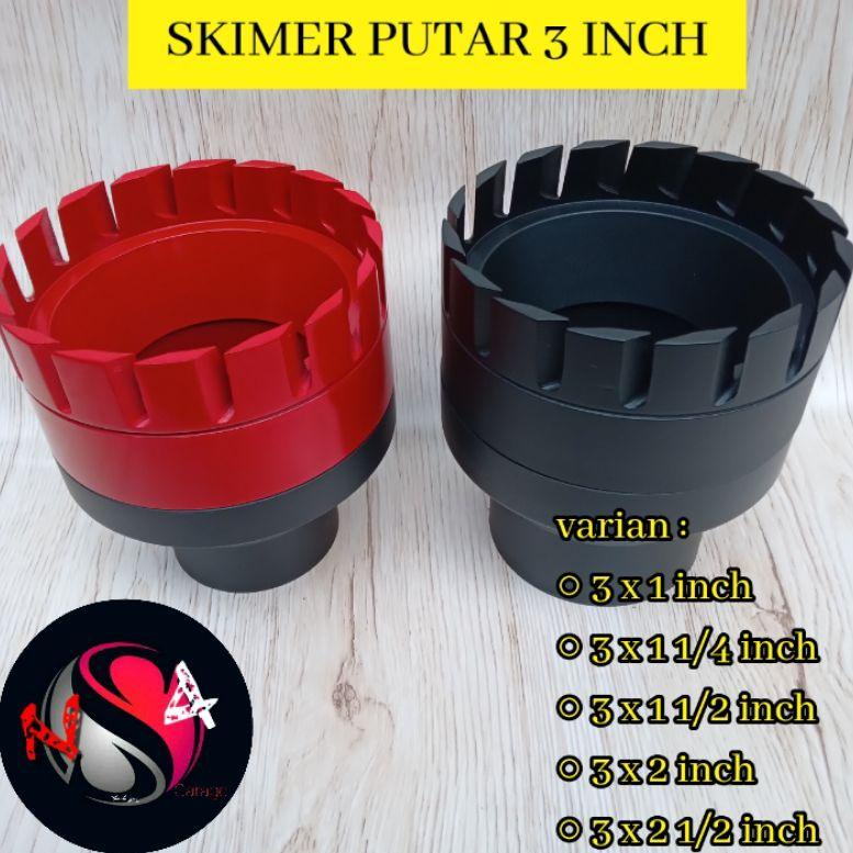 CHEKOUT SKIMMER PUTAR 3 INCH / SKIMER KOLAM KOI / SKIMER PUTAR / FLOATING SKIMMER