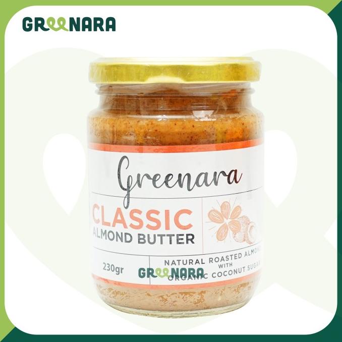 

Greenara Classic Almond Butter 230gr / Selai Almond Klasik ghe01